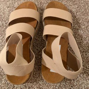 Steve Madden Kimmie Blush Sz 6